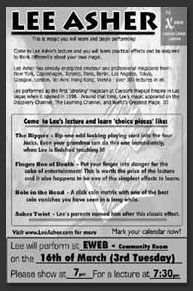 Lee Asher - The CardStar himself - March 2004