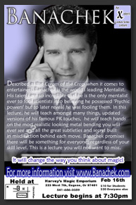Banachek - Expert Mentalist - Feb 2005