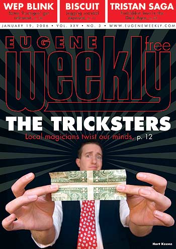 X-elent Lecture Series and Lee Asher are mentioned in the Eugene Weekly
