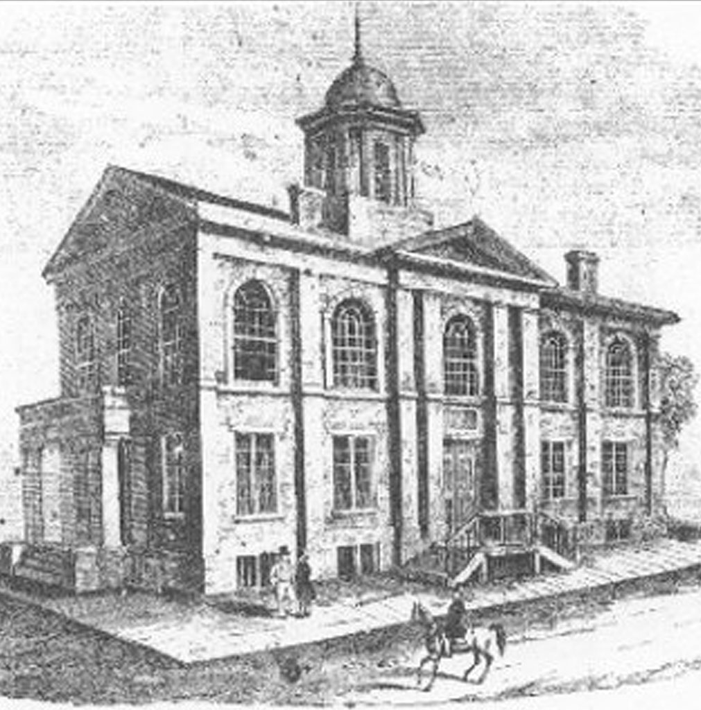1858 Advertising for Harry Potter The Wizard Magician Performing At The Dundas Town Hall.