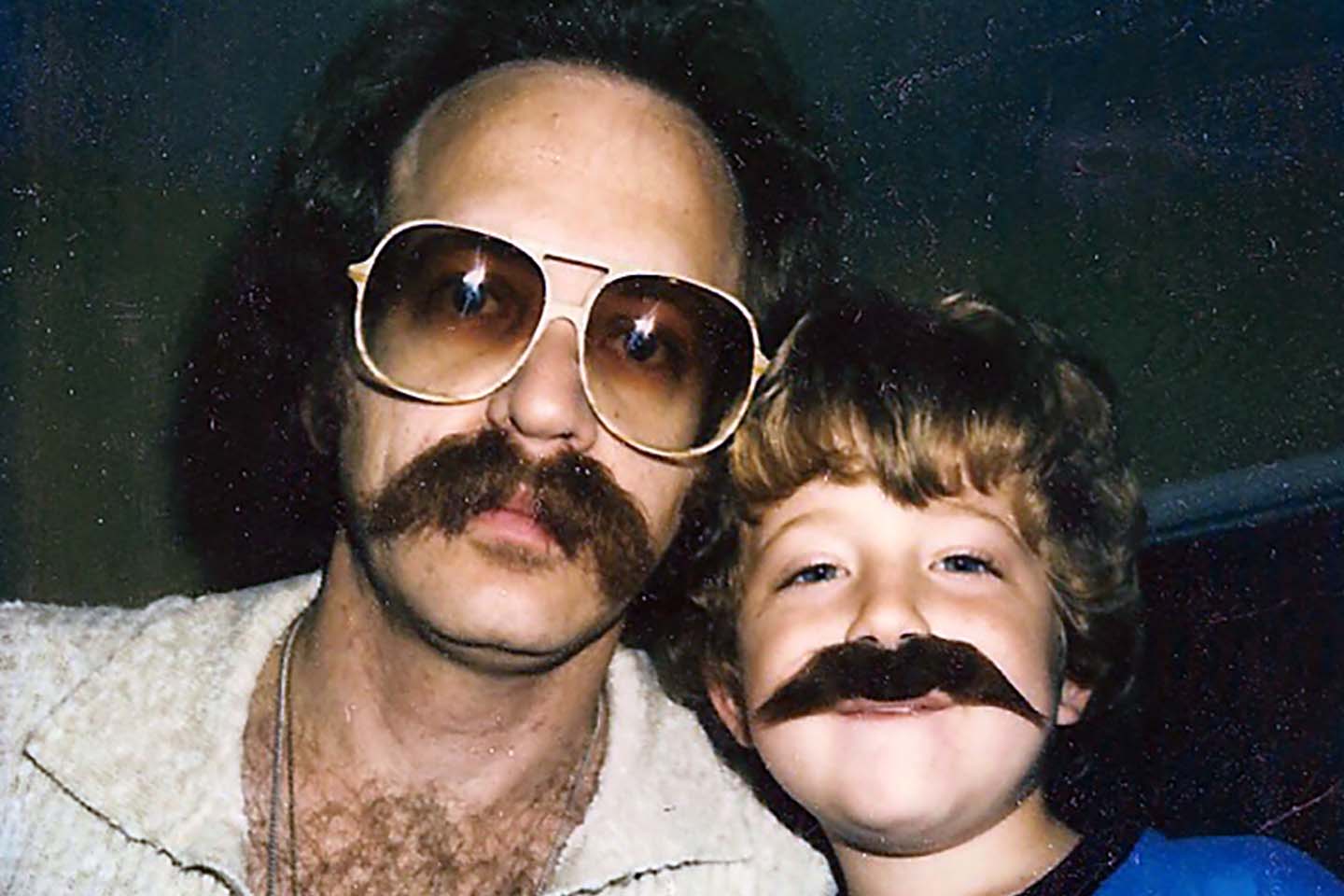 Lee Asher with his father Mark Horowitz.