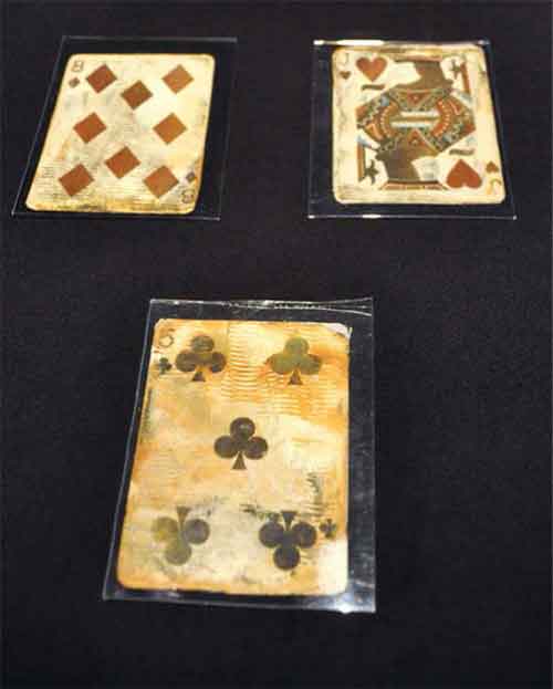 White Star Line Playing Cards from the Titanic