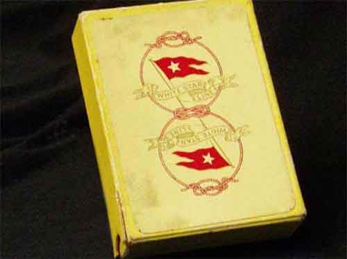 White Star Line Whist Playing Cards like the ones found on the Titanic