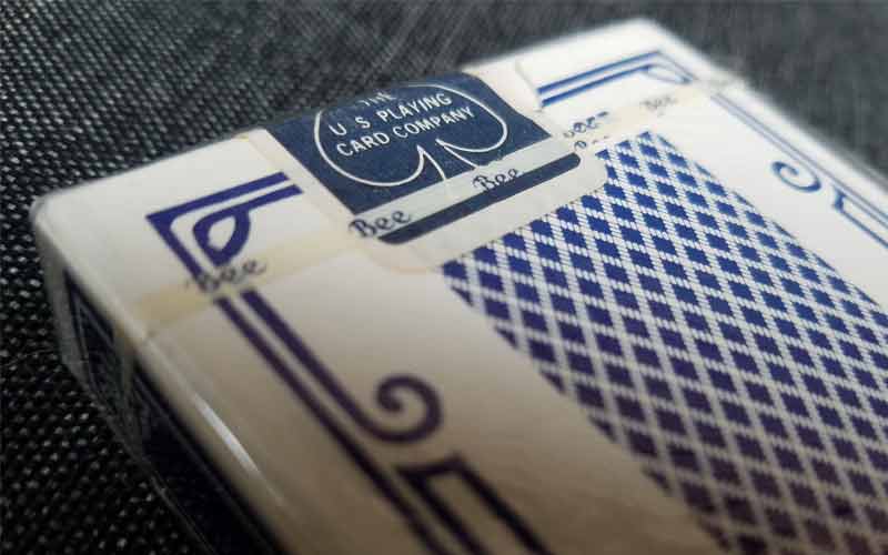 Bee Blue Seal Playing Cards by USPCC